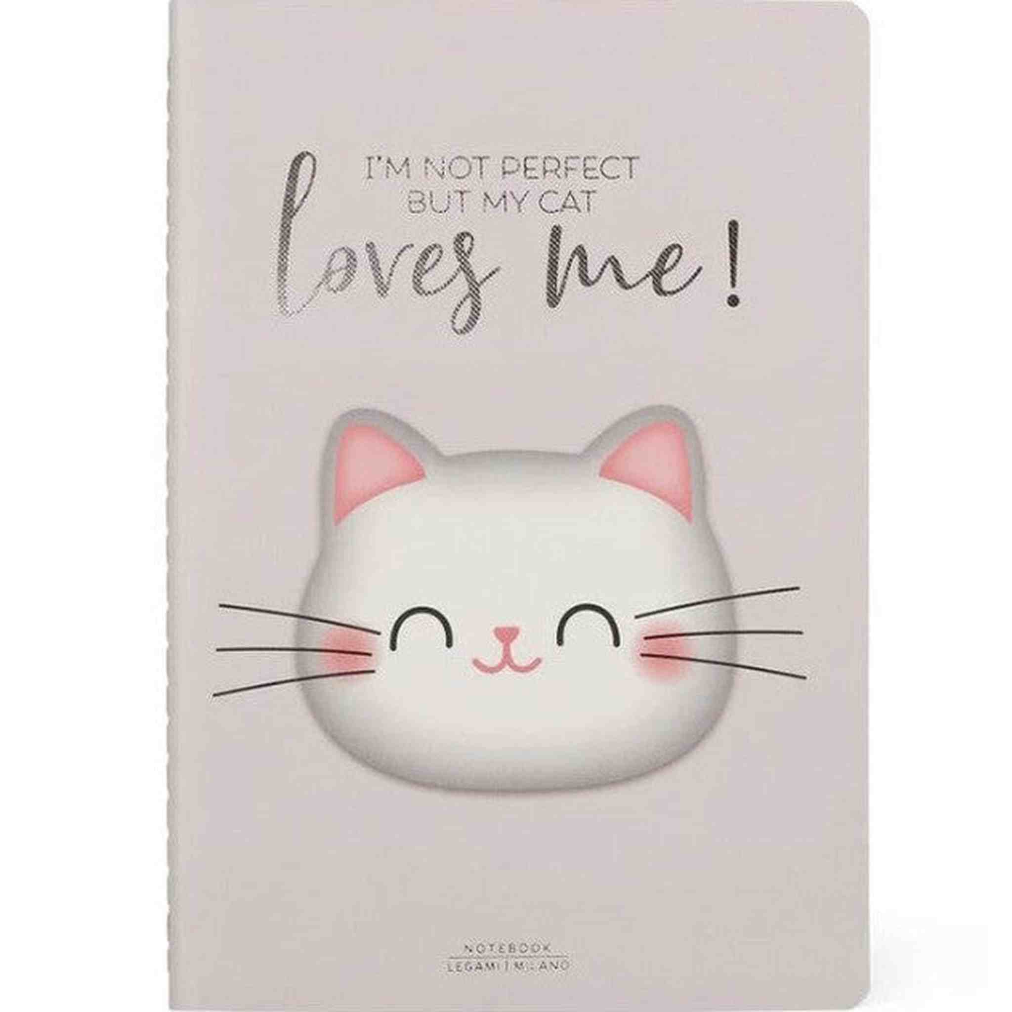 QUADERNO FOGLIO A5 BIANCO -KITTY