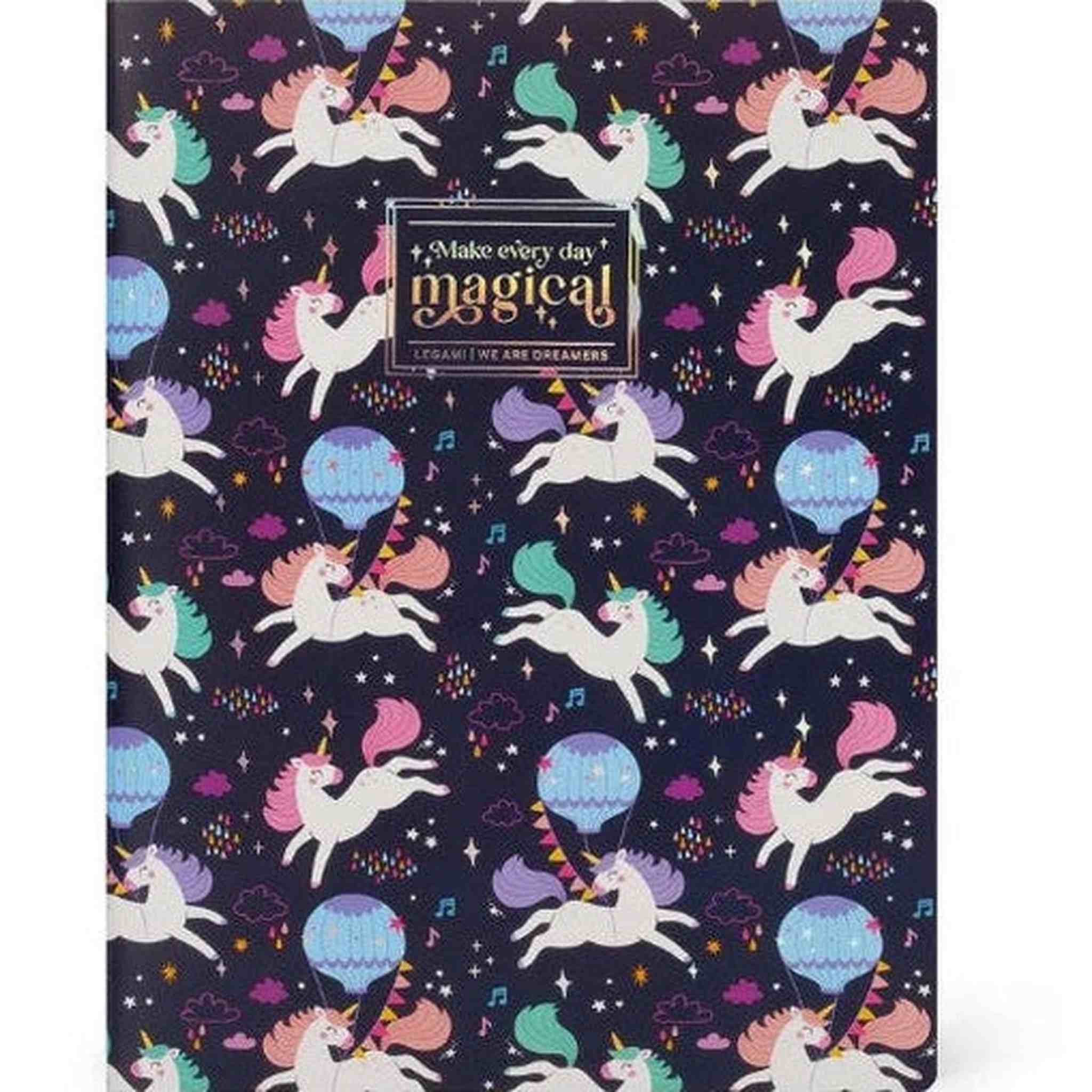 QUADERNO FOGLIO B5 A RIGHE - UNICORN