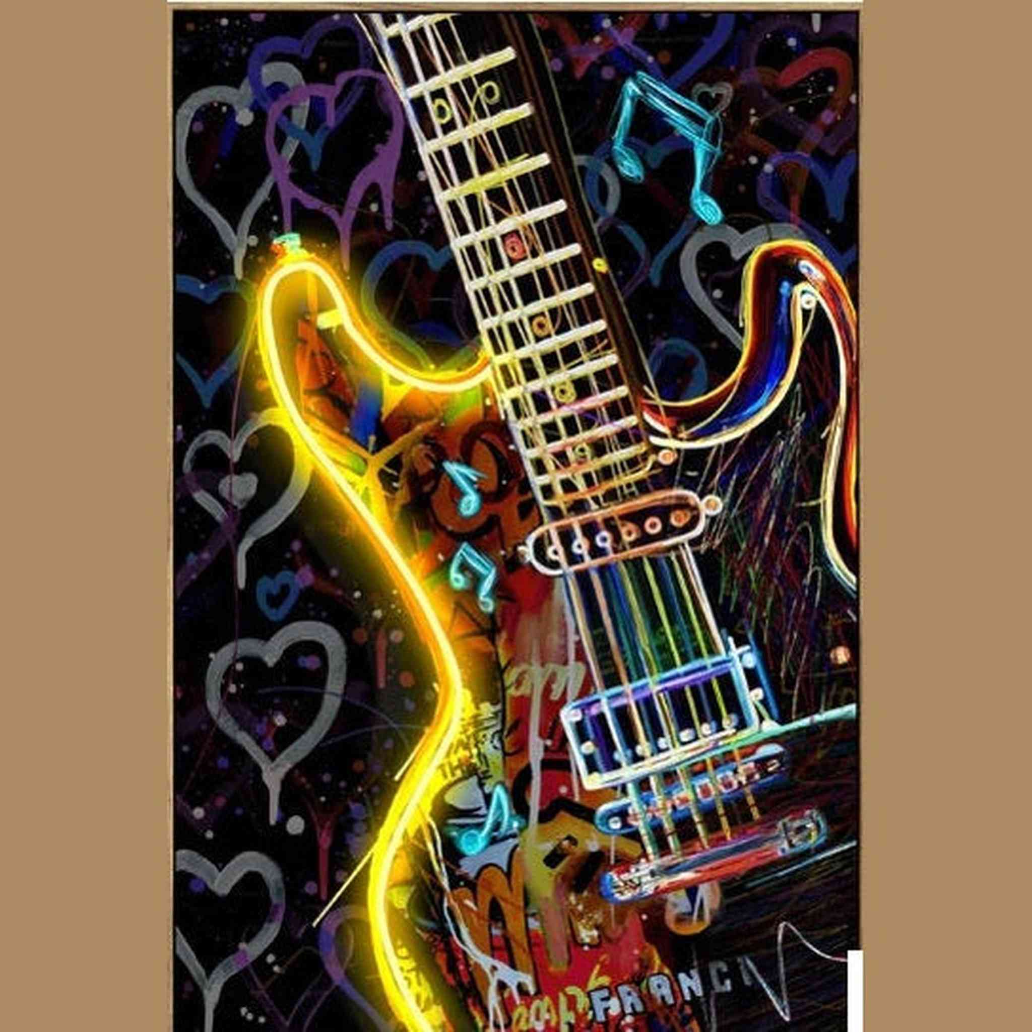 QUADRO CHITARRA 60x90
