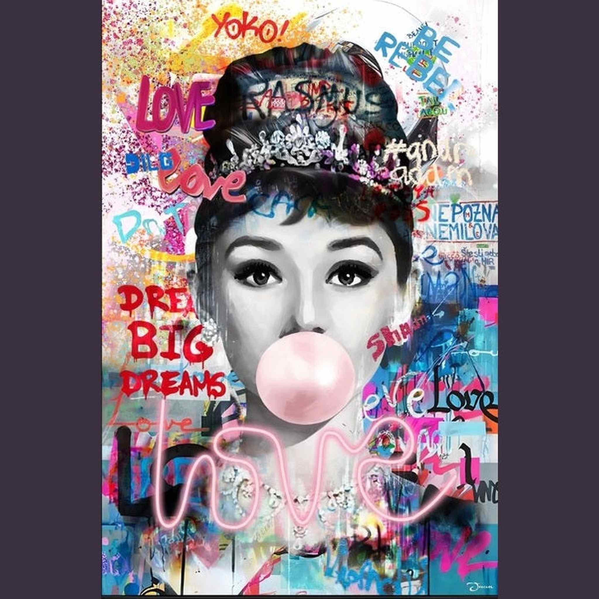 QUADRO LED AUDREY 80x120
