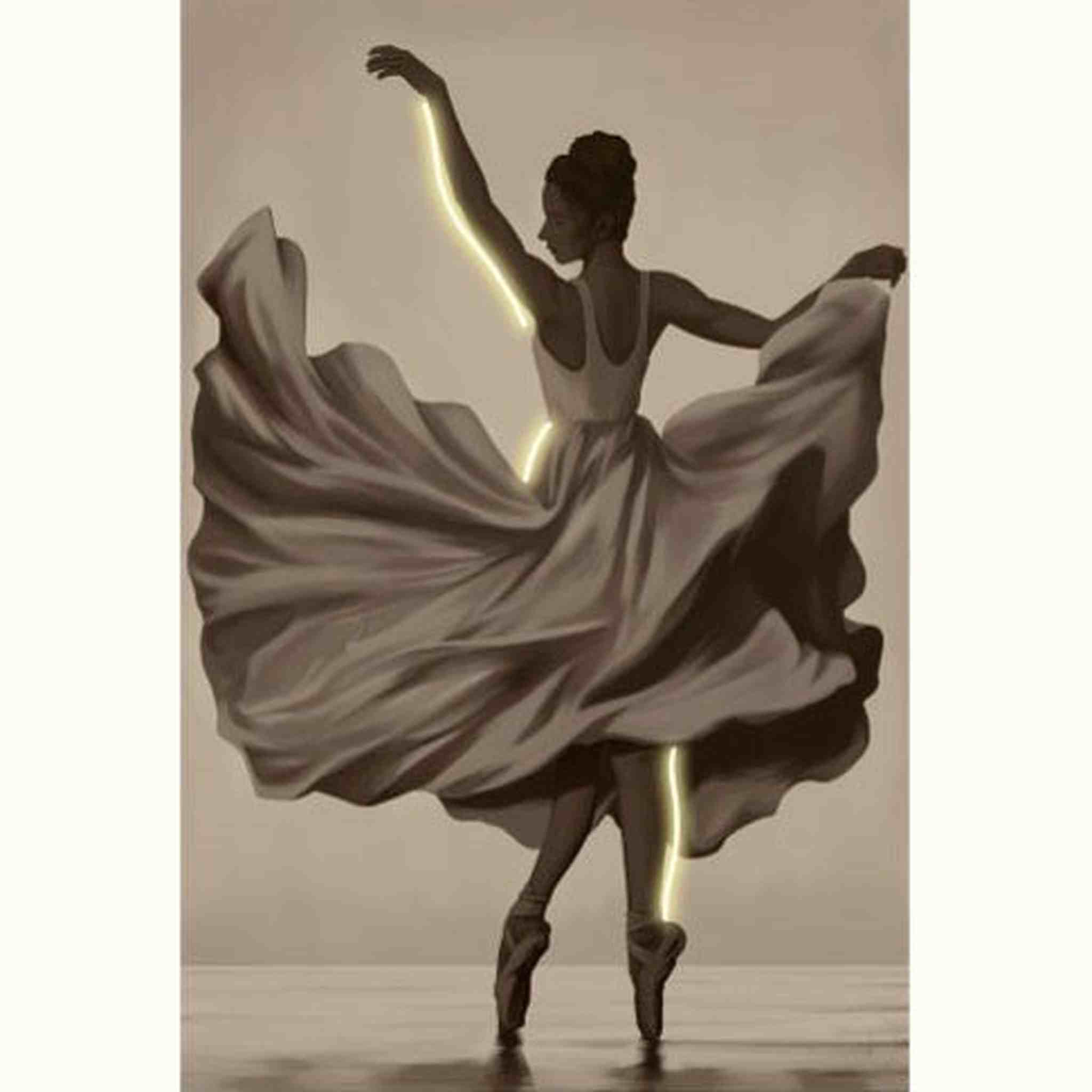 QUADRO LED BALLERINA 60x90