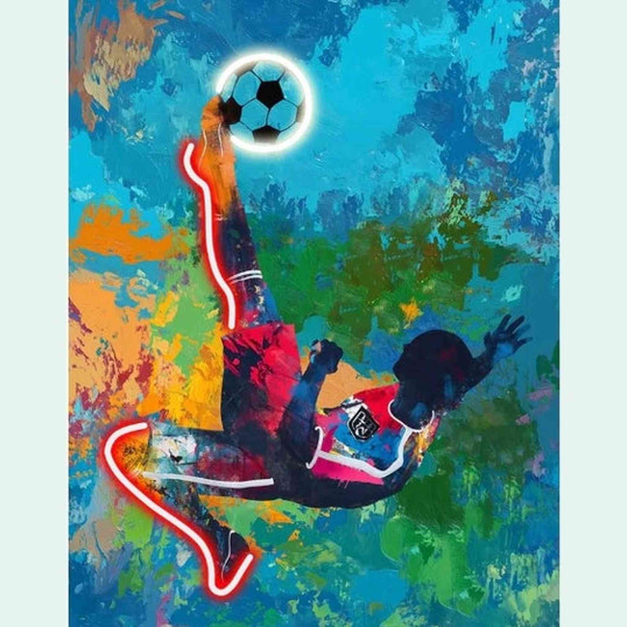 QUADRO LED CALCIO 60x90