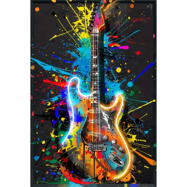 Palais Royal Quadro LED Chitarra 80x120 cm