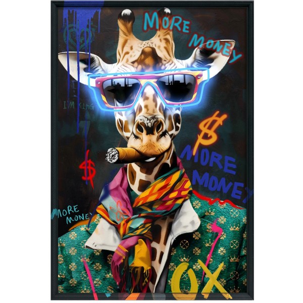 Palais Royal Quadro LED Giraffa 60x90 cm