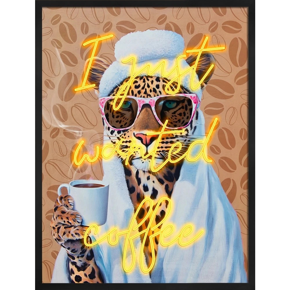 Palais Royal Quadro LED Need Coffee 60x80 cm