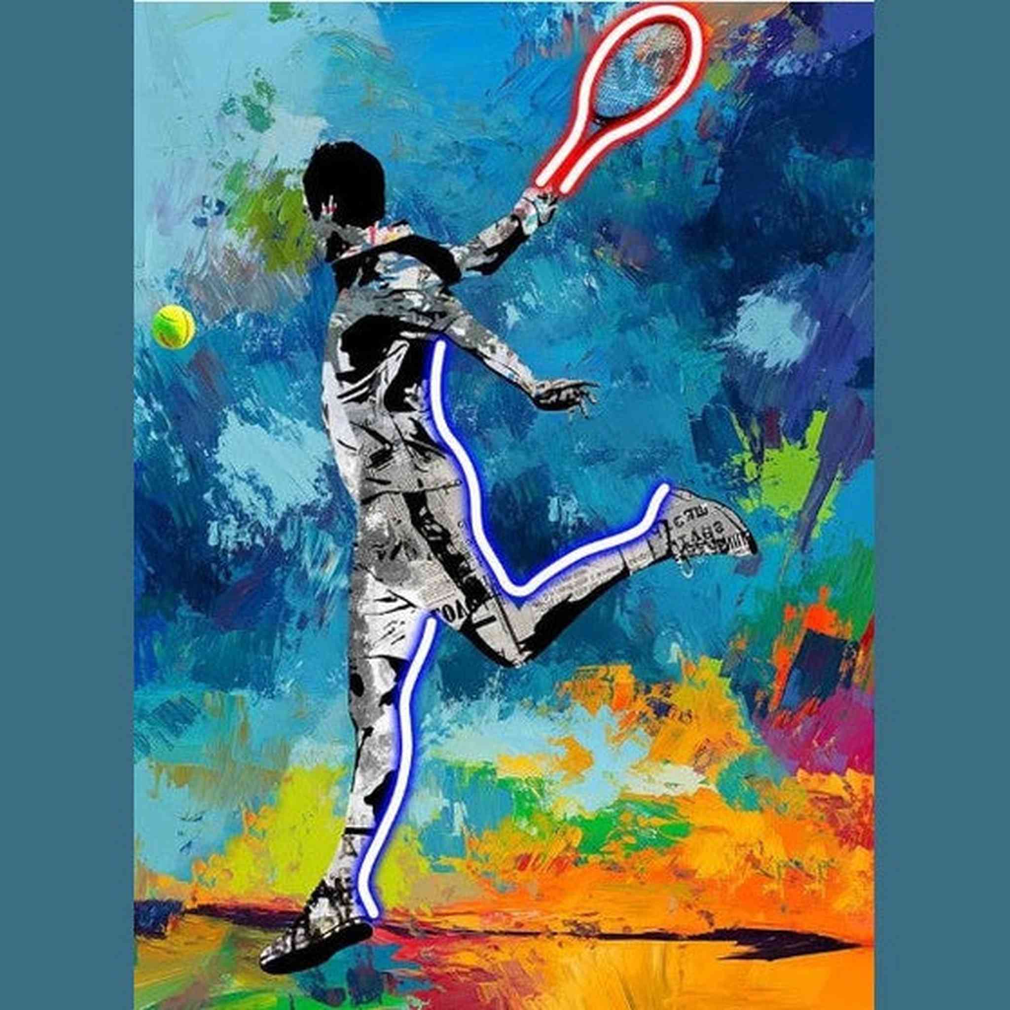 QUADRO LED TENNIS 60x90