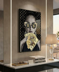 Palais Royal – Quadro in Vetro Money, Cristalli, 80x120 cm