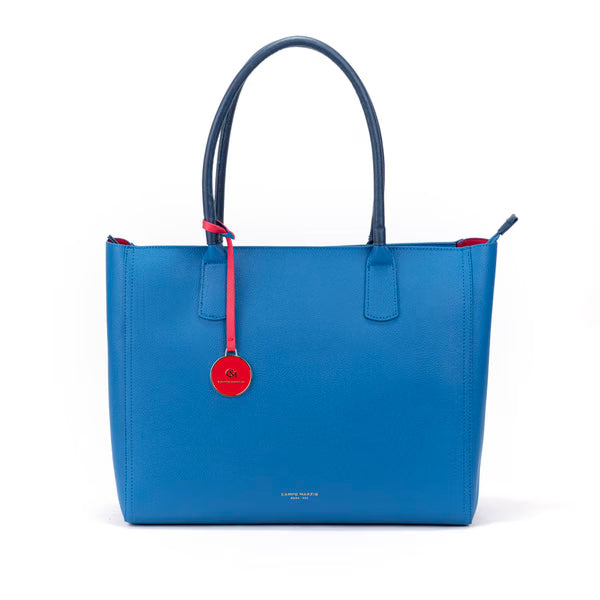CAMPO MARZIO - Shopping Bag Daphne - Blu Ceruleo