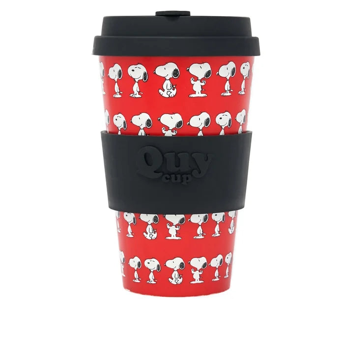 COFFEE CUP 400 ML SNOOPY RED