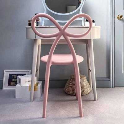 Ribbon Chair Baby Pink