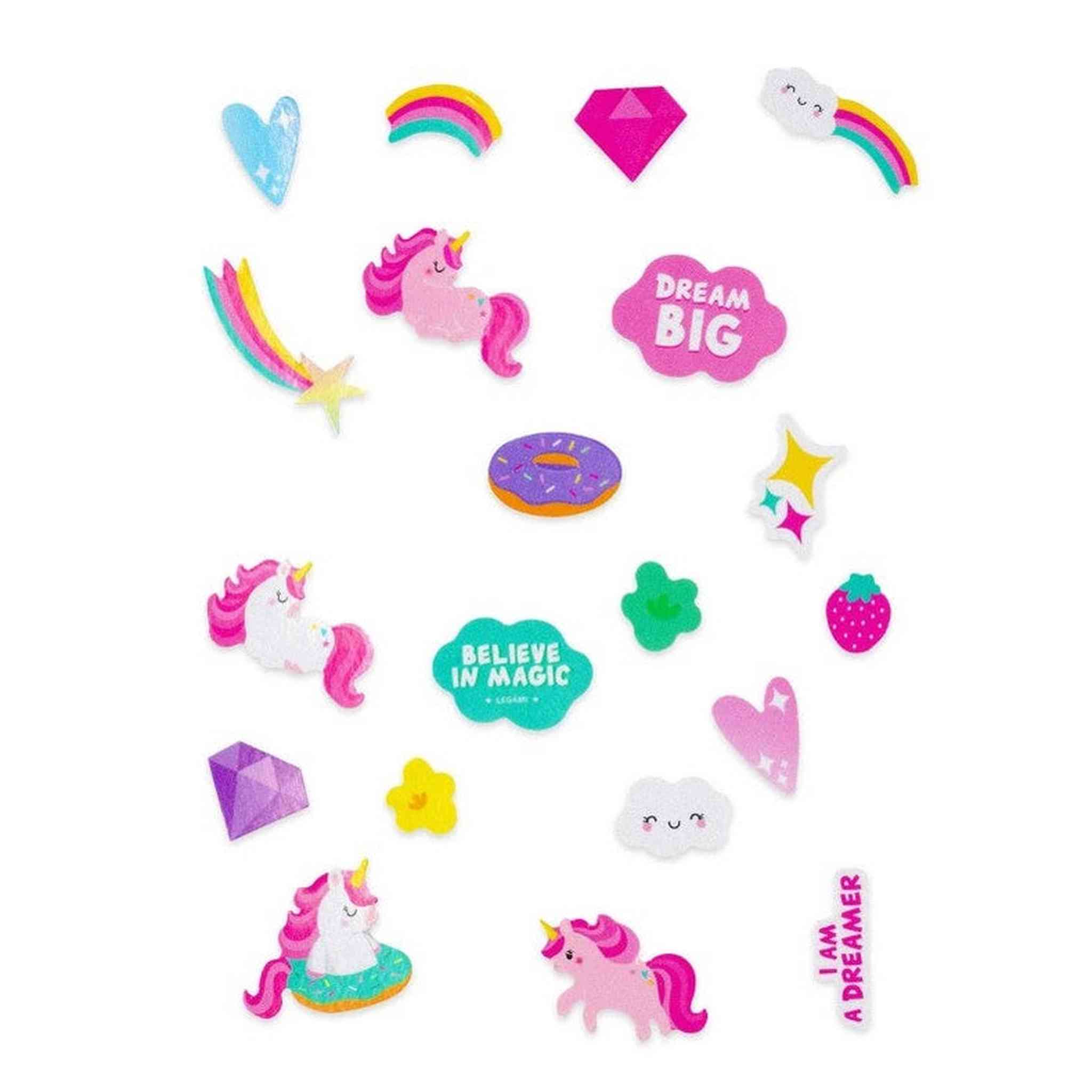 Ride With Style-Stickers Riflettenti Per Bicicletta-UNICORN