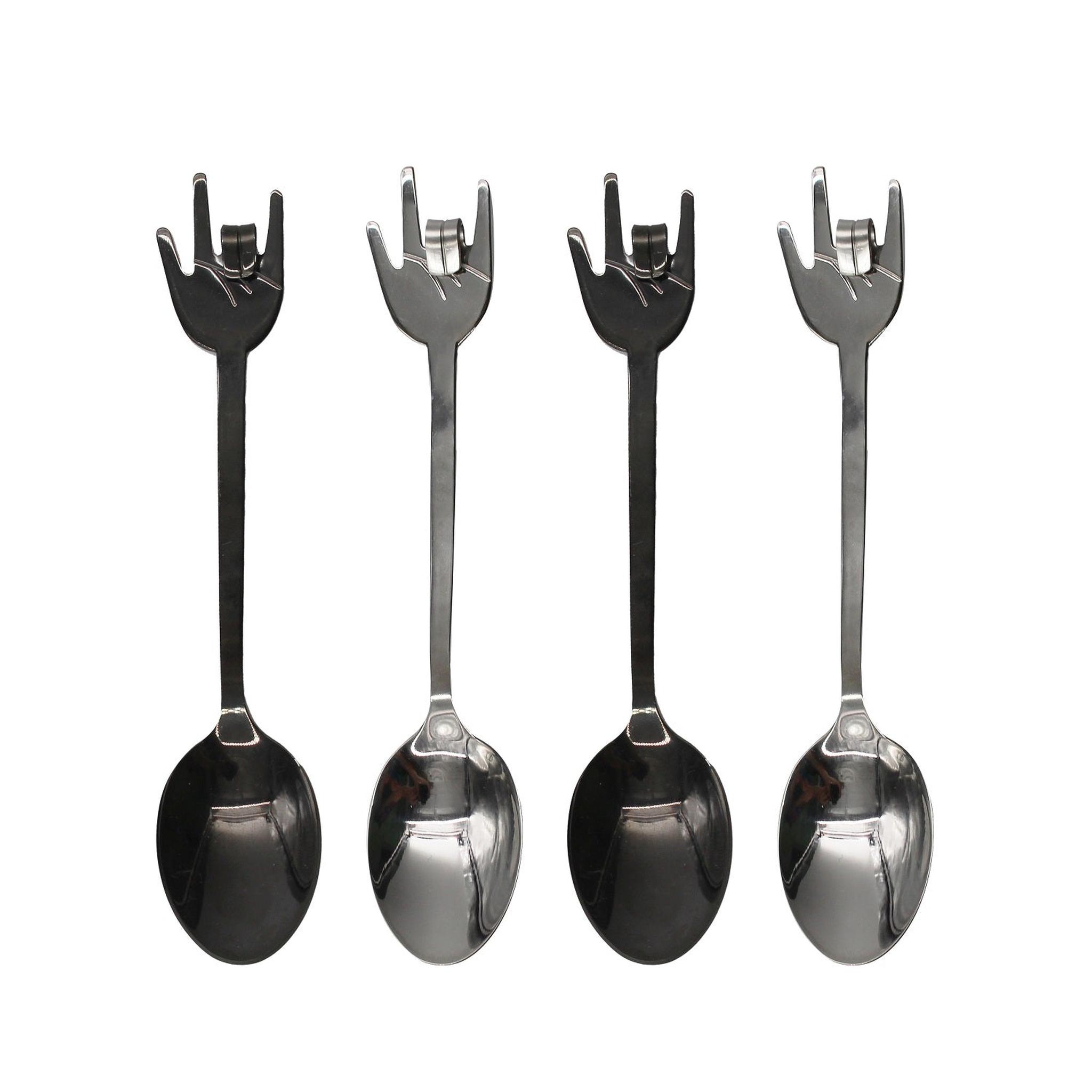 Rock Hand Spoons Set of 4