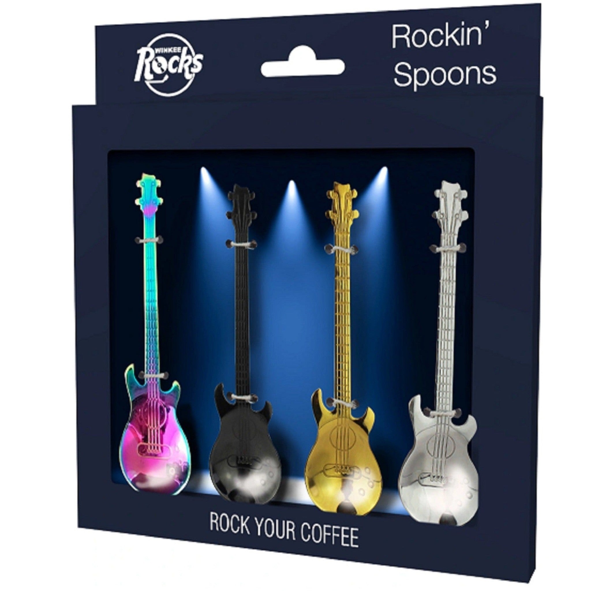 ROCKIN' GUITAR SPOONS SET OF 4