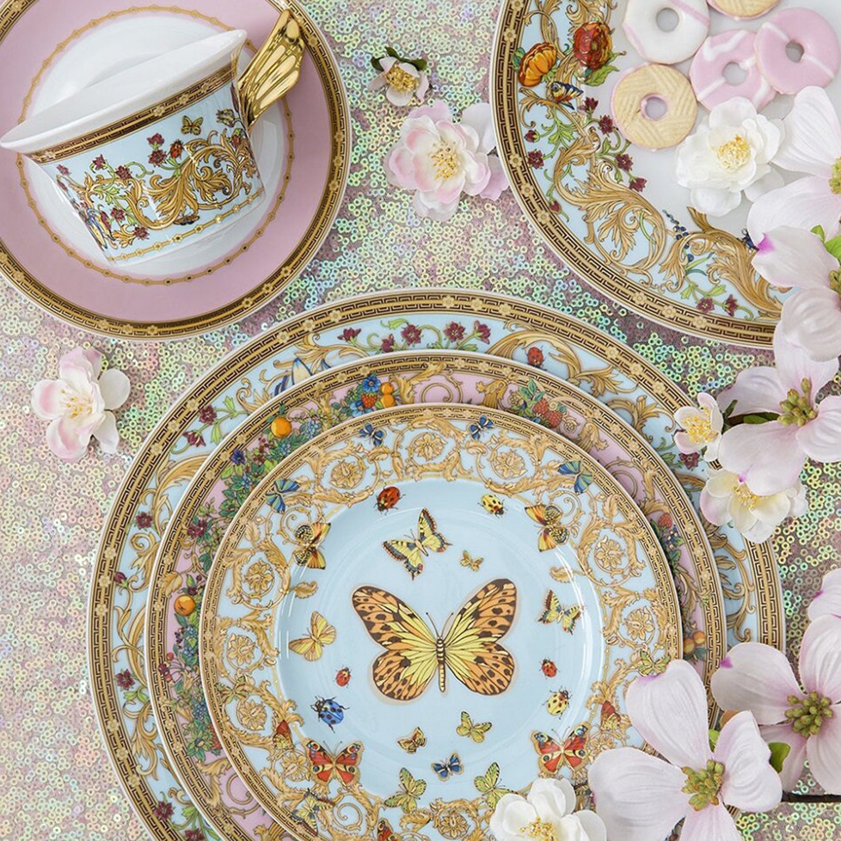 ROSENTHAL VERSACE PIATTINO QUADRATO