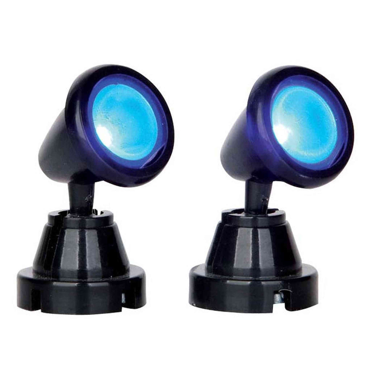 ROUND SPOT LIGHT, BLUE, SET OF 2, B/O (4.5V) 54945-AQ
