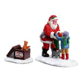 SANTA AND KITTENS, SET OF 2 22045-AA