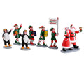 SANTA'S ELF PARADE, SET OF 7 23592-AA
