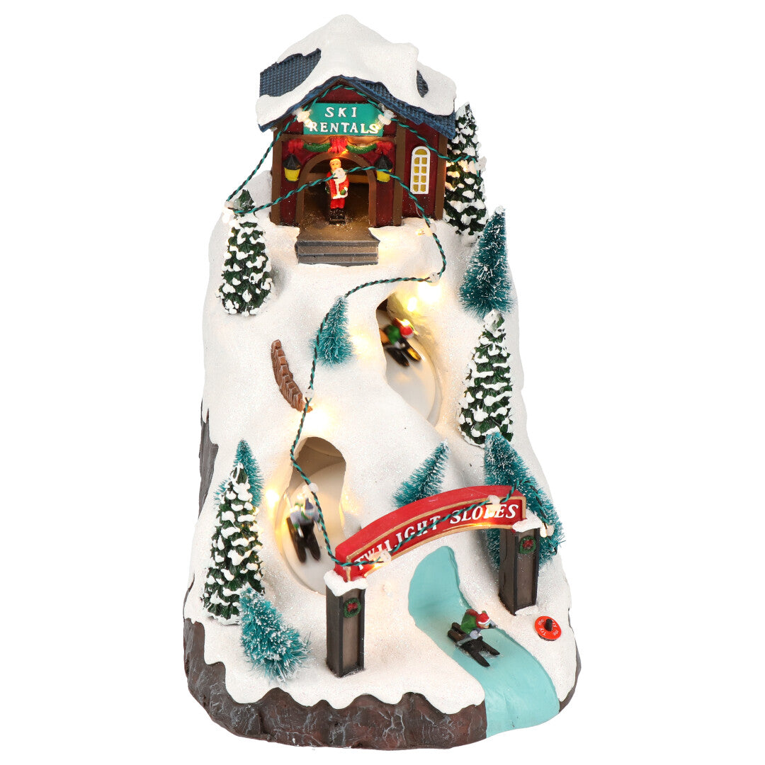 Scene ski rent animated Multicolor-Adapter-LED-17,5x29,3x25,1cm