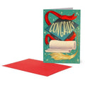 SCRATCH TO REVEAL GREETING CARD - CONGRATS