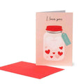 SCRATCH TO REVEAL GREETING CARD - I LOVE YOU