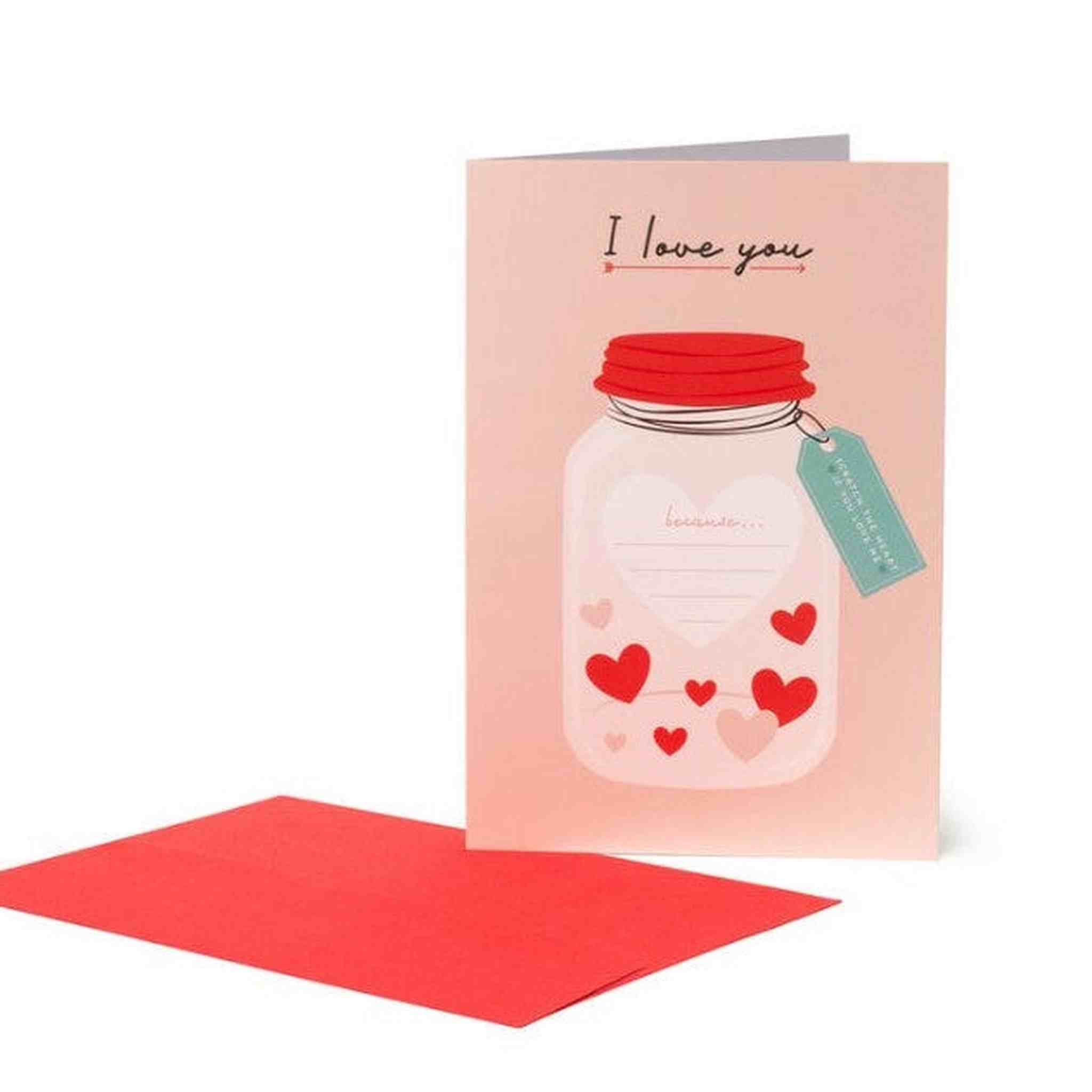 SCRATCH TO REVEAL GREETING CARD - I LOVE YOU