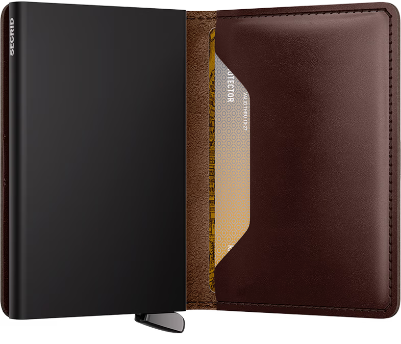 SECRID - Premium Slimwallet Dusk Dark Brown