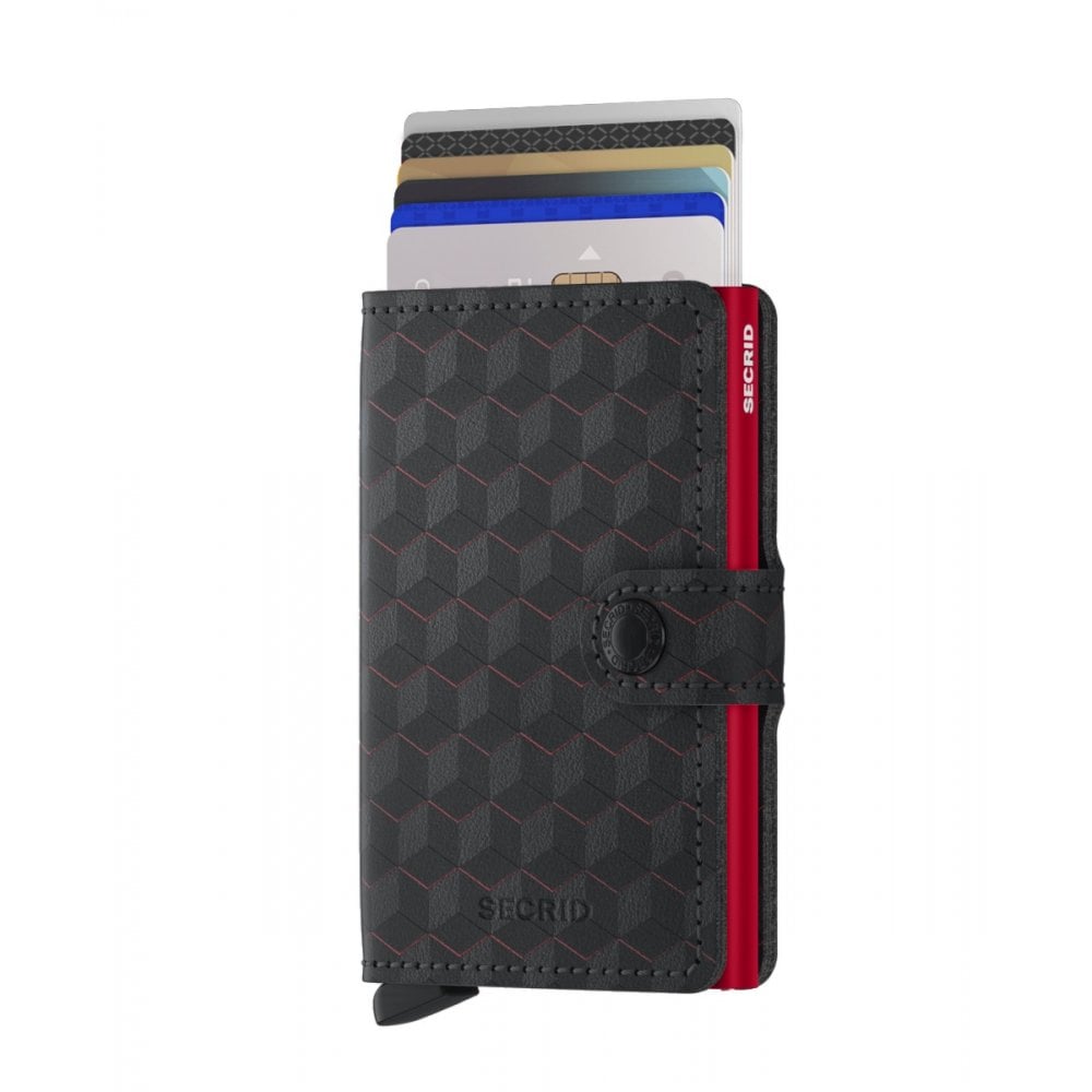 Secrid Miniwallet Optical – Black Red