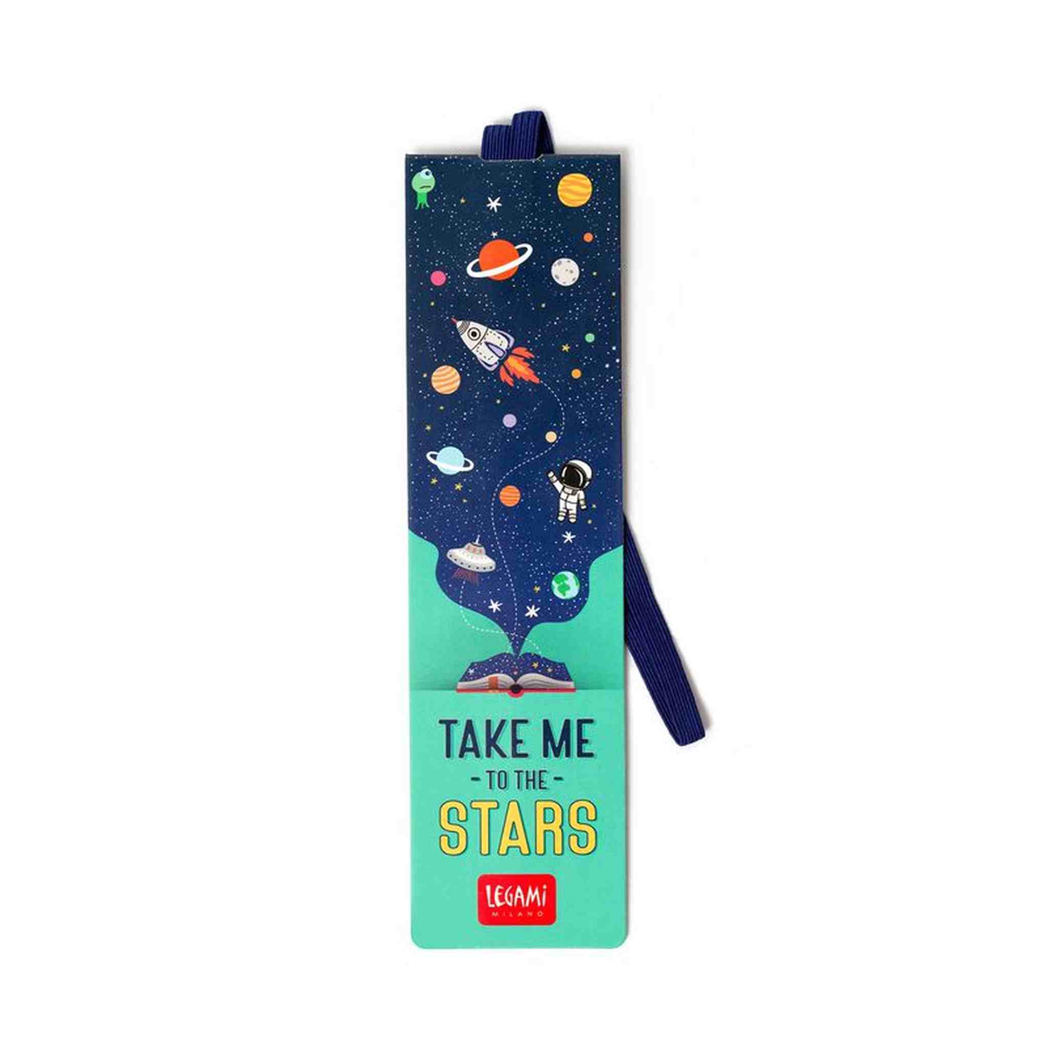 SEGNALIBRO CON ELASTICO - SPACE