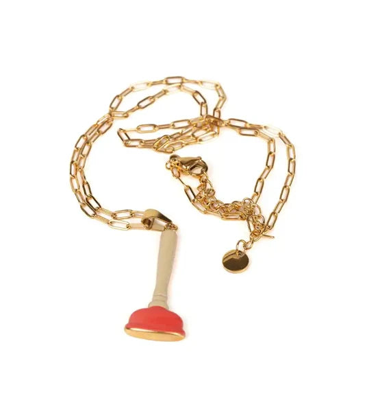 SELETTI - COLLANA CON PENDENTE "TOILETPAPER" STURALAVANDINO
