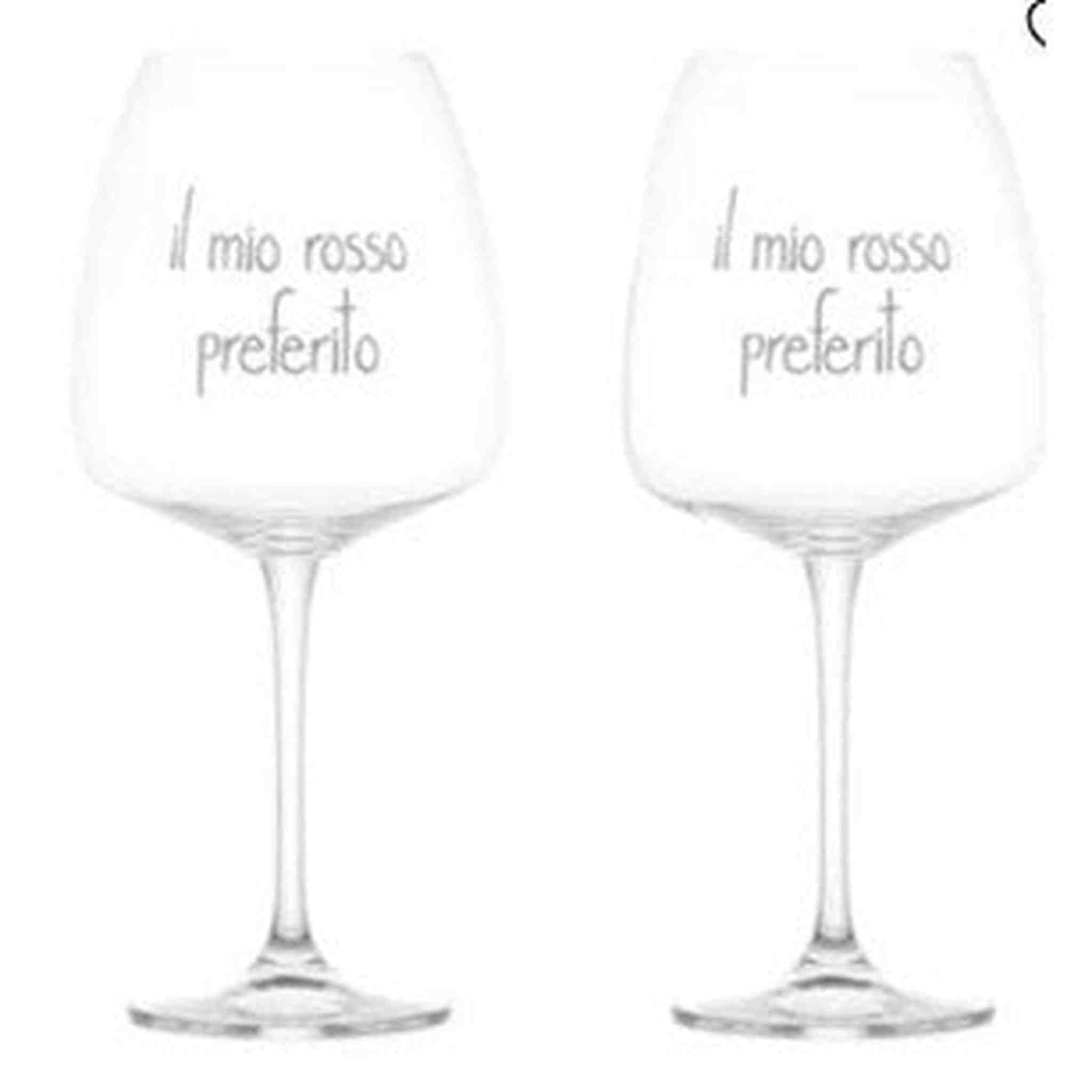 SET 2 CALICI 77CL IL MIO ROSSO PREFERITO