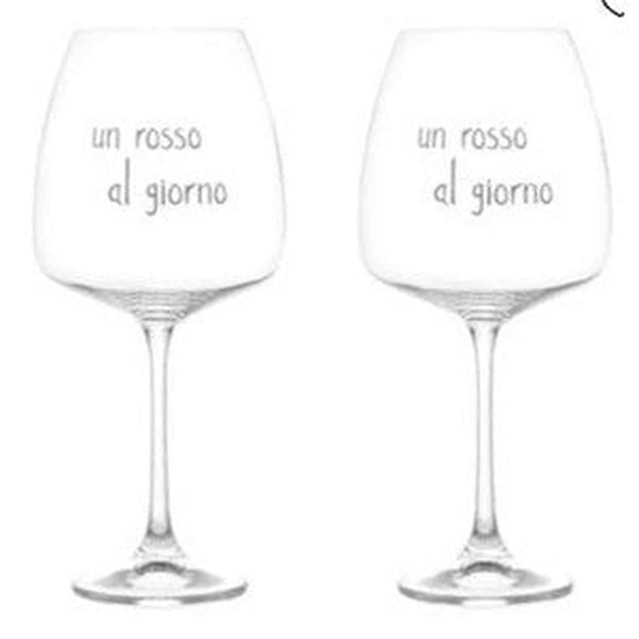 SET 2 CALICI 77CL UN ROSSO AL GIORNO