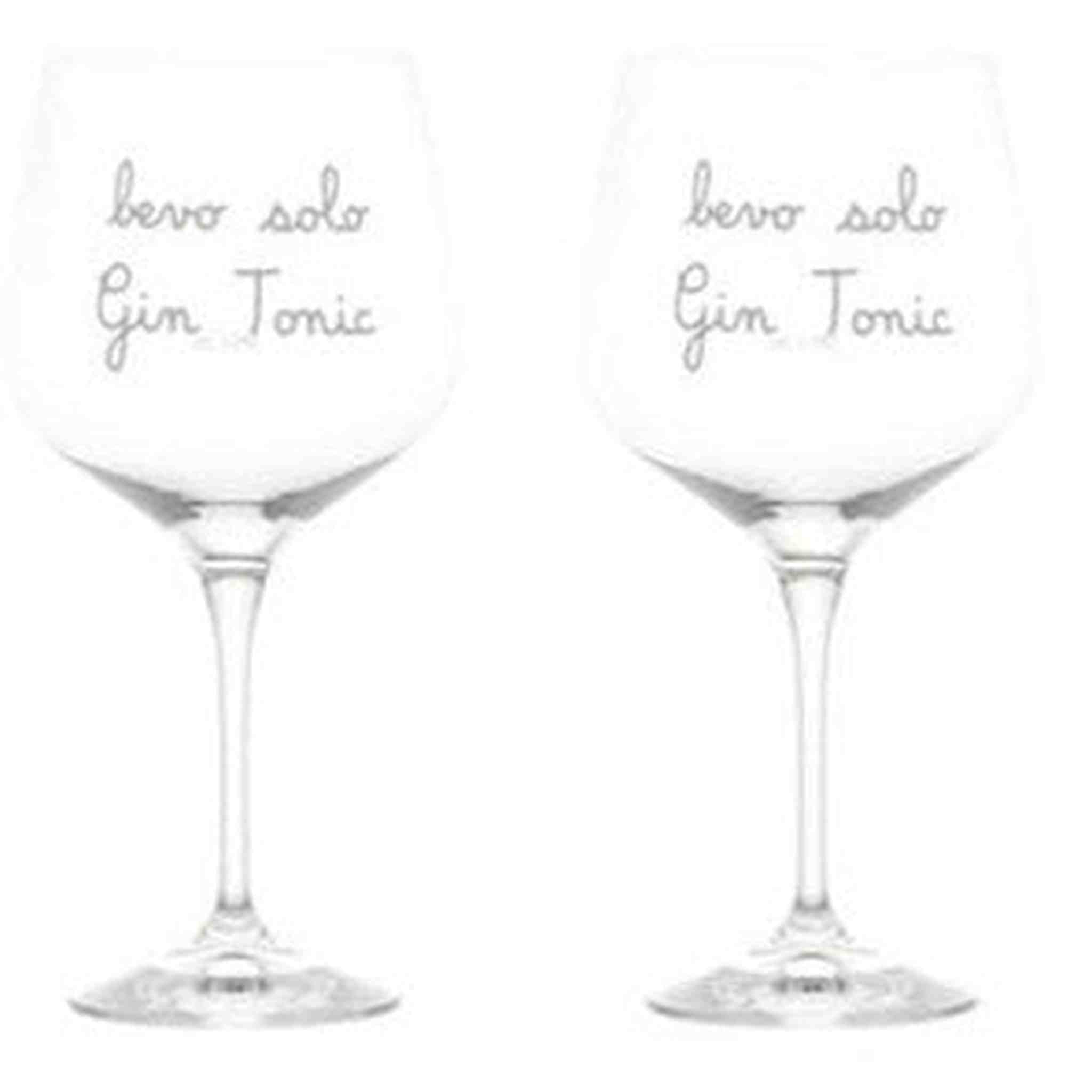 SET 2 CALICI BEVO SOLO GIN TONIC 82CL