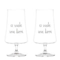 SET 2 CALICI CI VUOLE UNA BIRRA 55CL