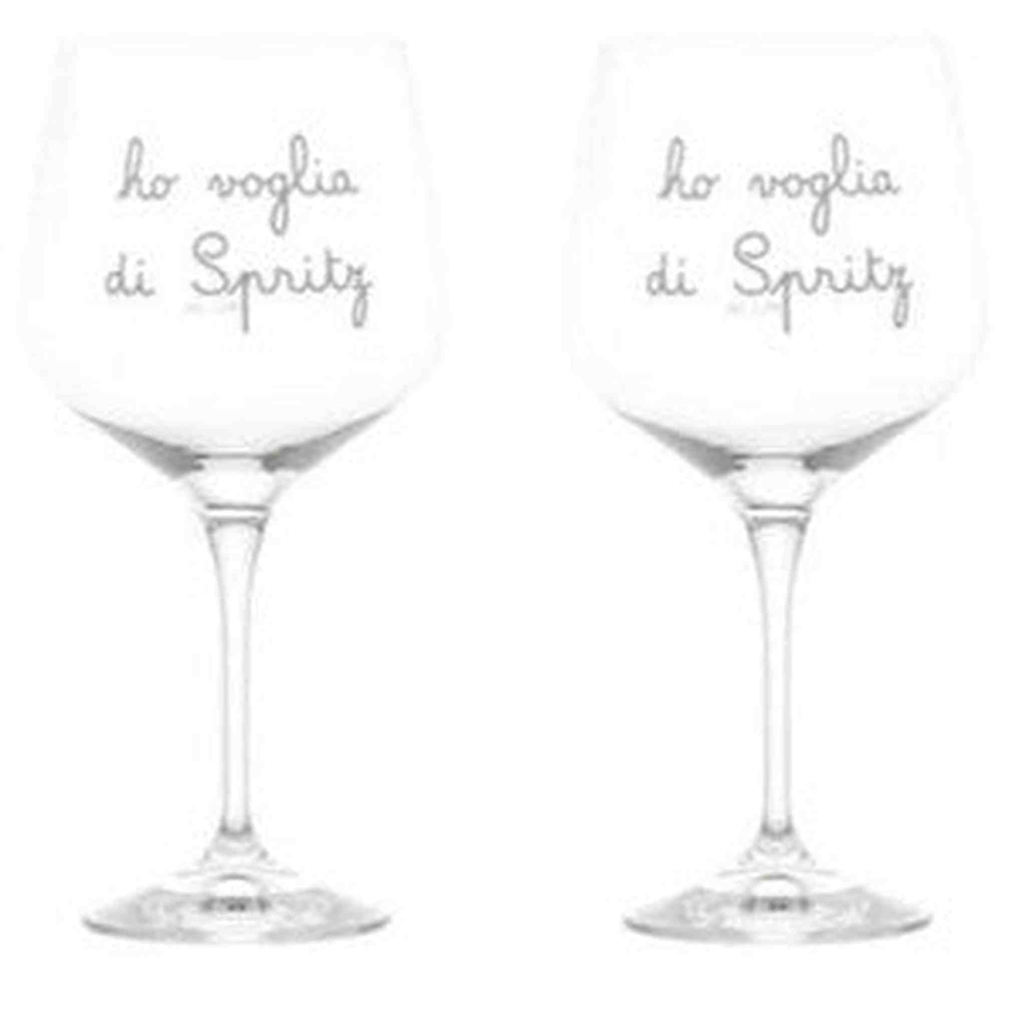 SET 2 CALICI HO VOGLIA DI SPRITZ 82CL