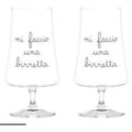 SET 2 CALICI MI FACCIO UNA BIRRETTA 55CL