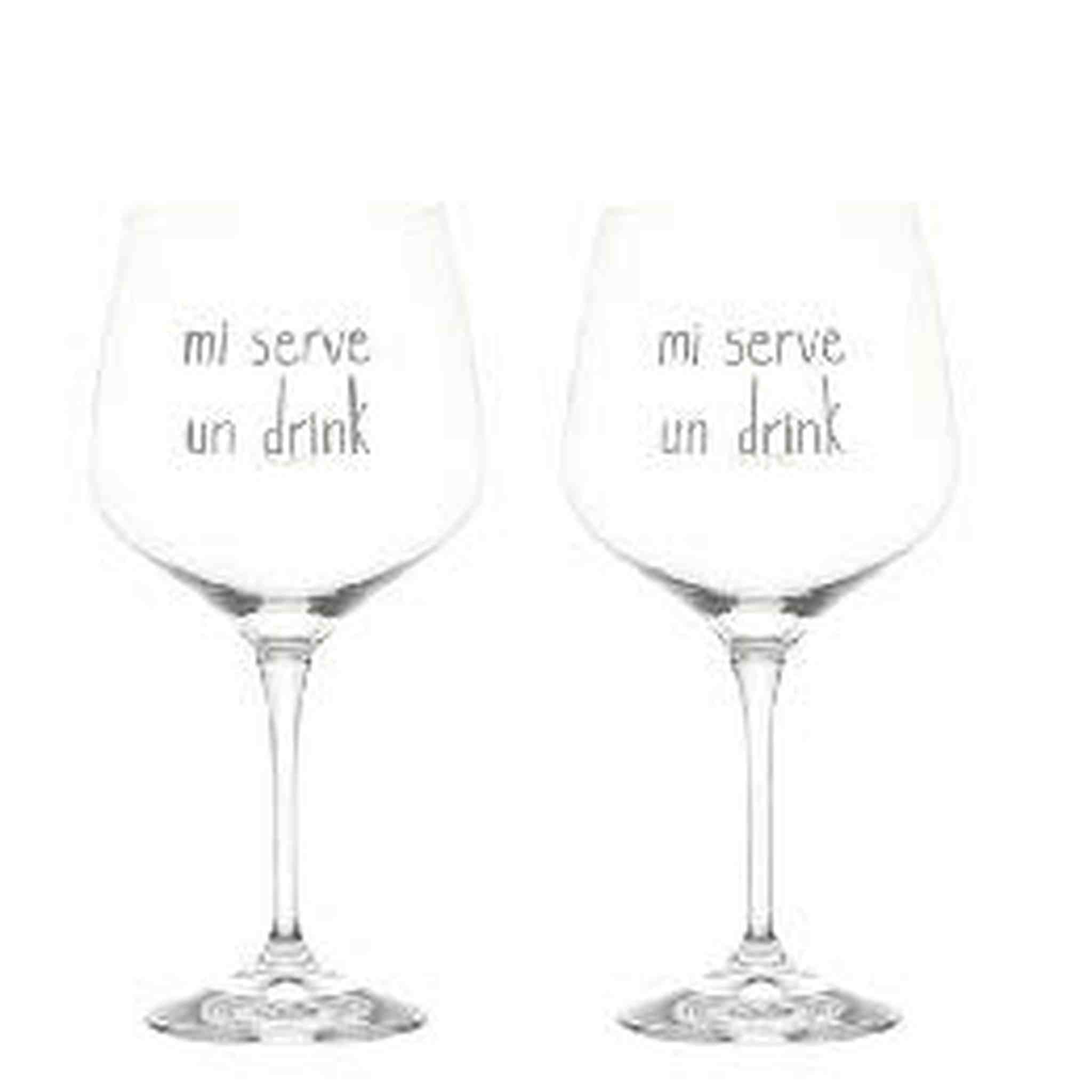 SET 2 CALICI MI SERVE UN DRINK 82CL