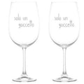 SET 2 CALICI SOLO UN GOCCETTO  64 CL