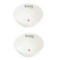 SIMPLE DAY - Set 2 Coppette in Gres – Decoro "Happy"