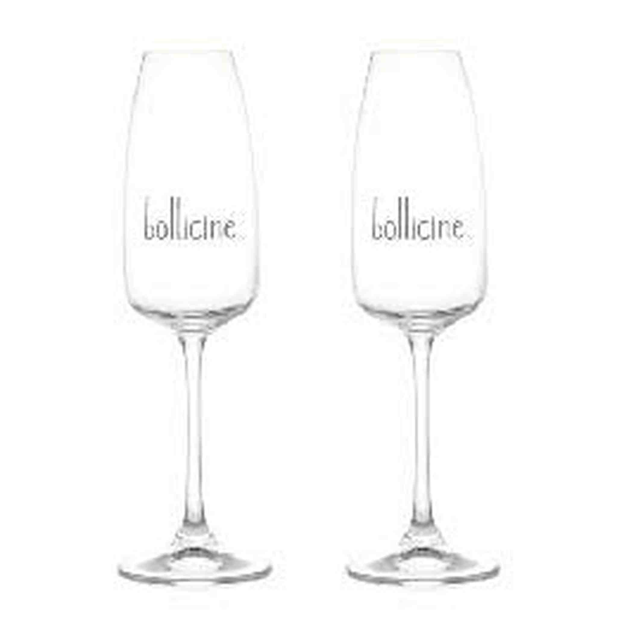 SET 2 FLUTE 29CL BOLLICINE