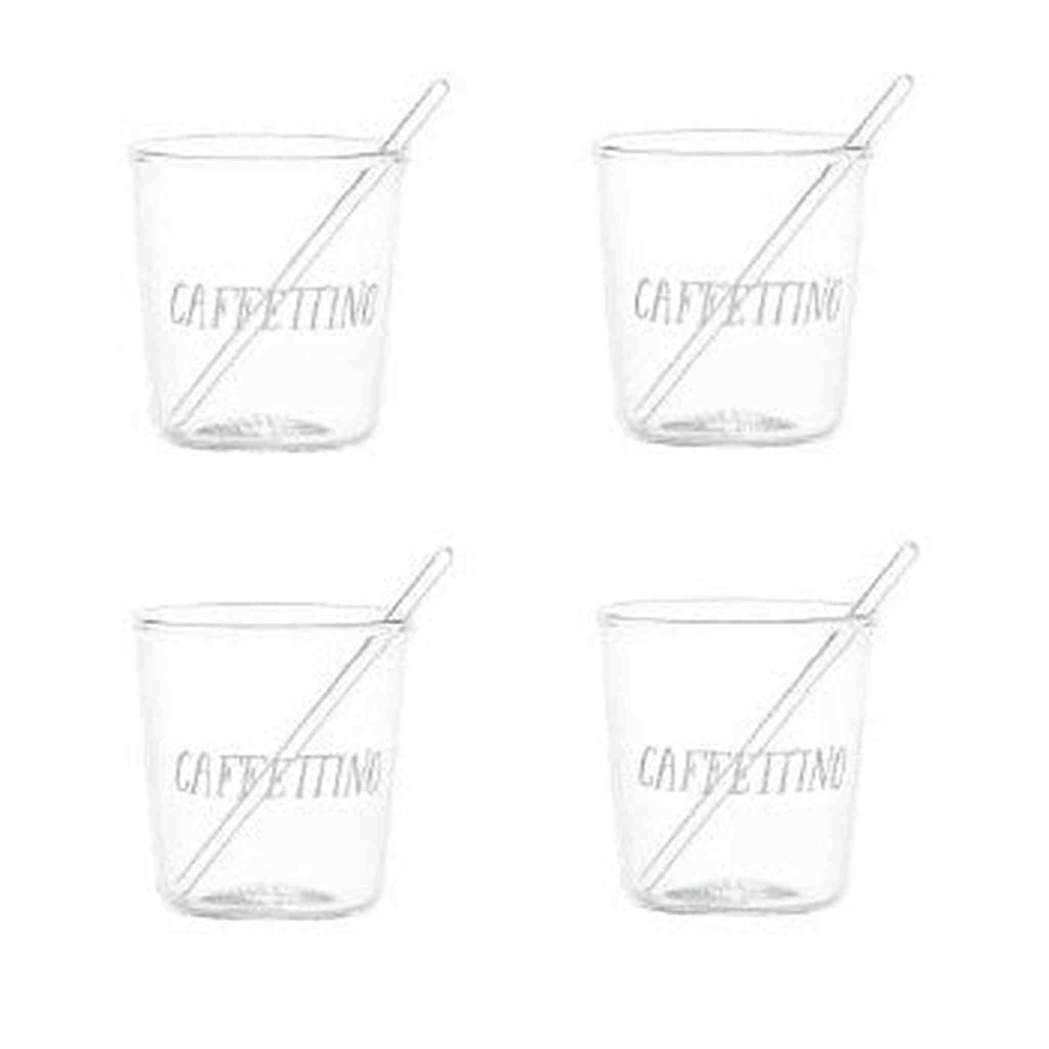 SET 4 BICCH. ESPRESSO CAFFETTINO