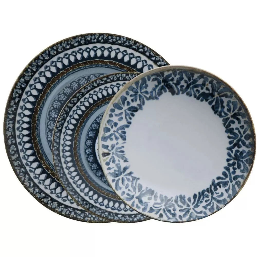 ARTHUR KRUPP Set 12 PIATTI Mediterraneum Stoneware