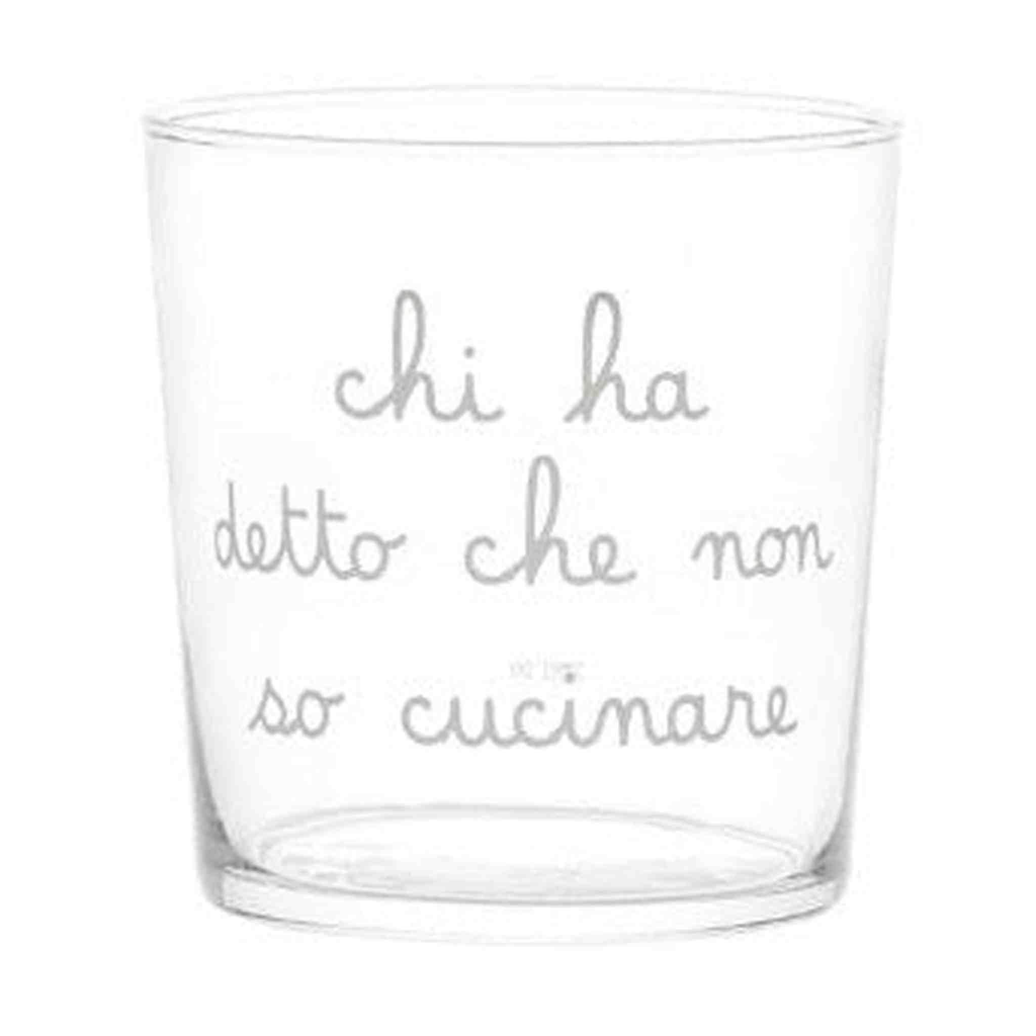 SET 6 BICCHIERI 35CL CHI HA DETTO CHE NON SO CUCINARE
