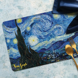 TOVAGLIETTA NOTTE STELLATA VAN GOGH
