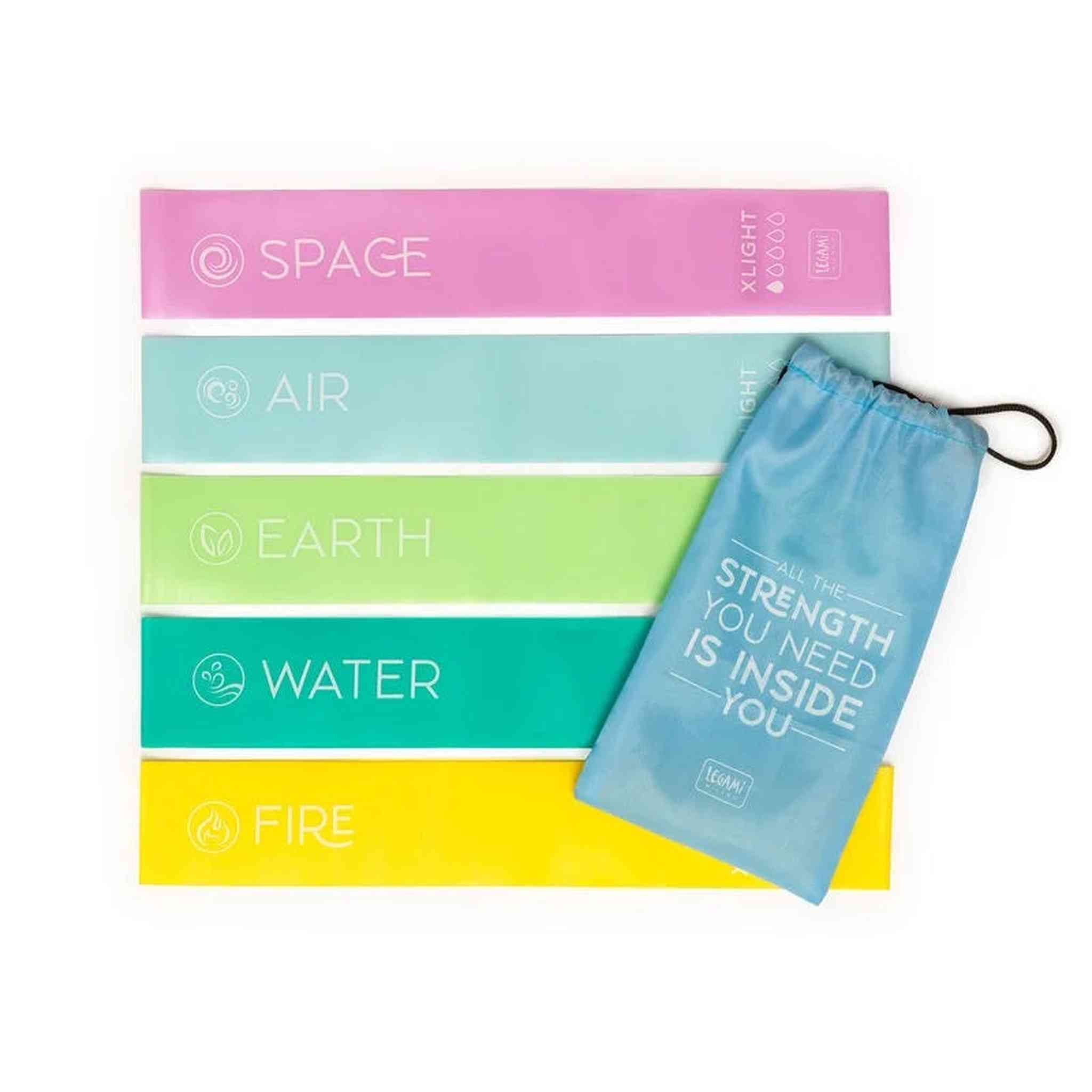 Set di 5 Elastici Fitness - The Five Elements