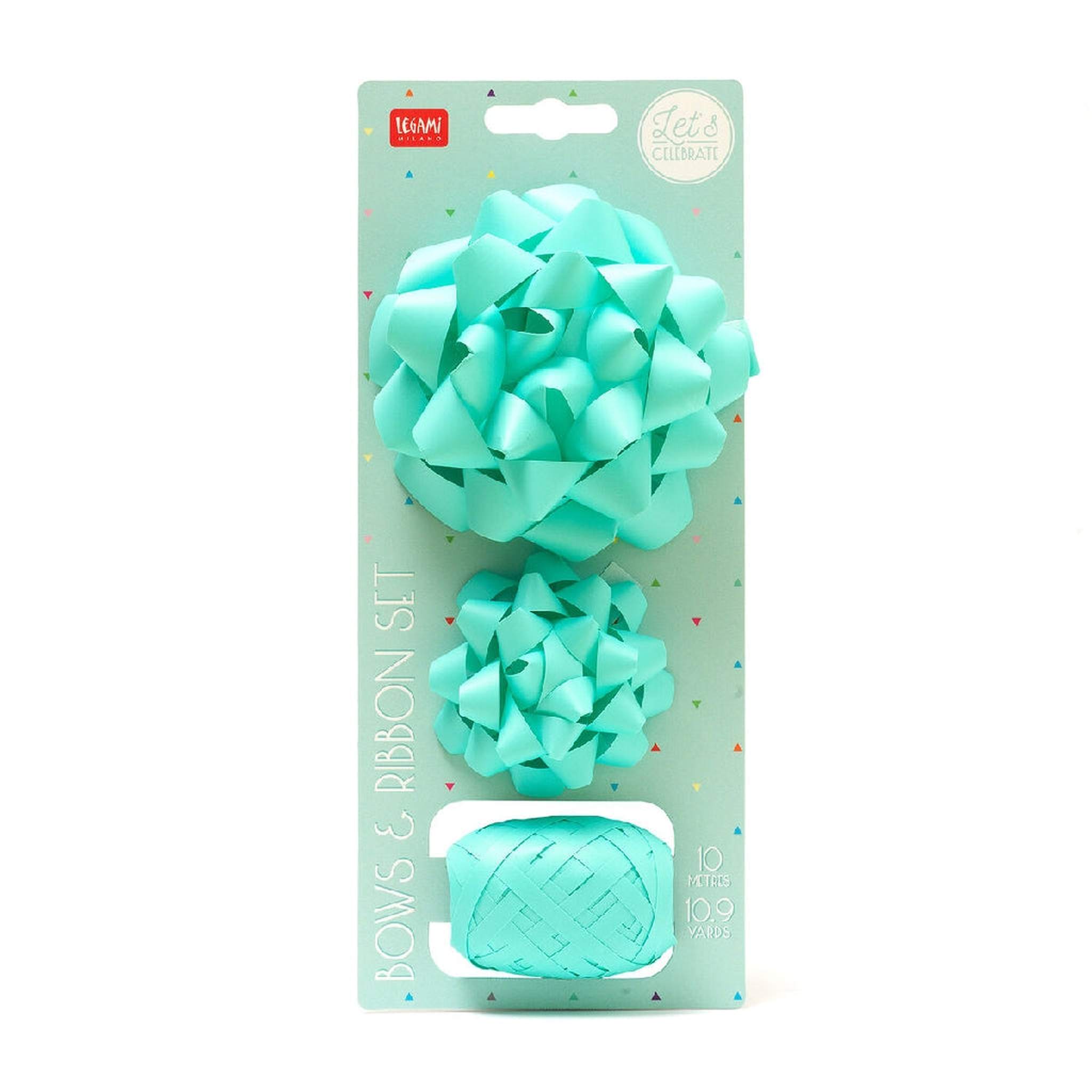 Set di due Fiocchi e un Nastro - AQUA