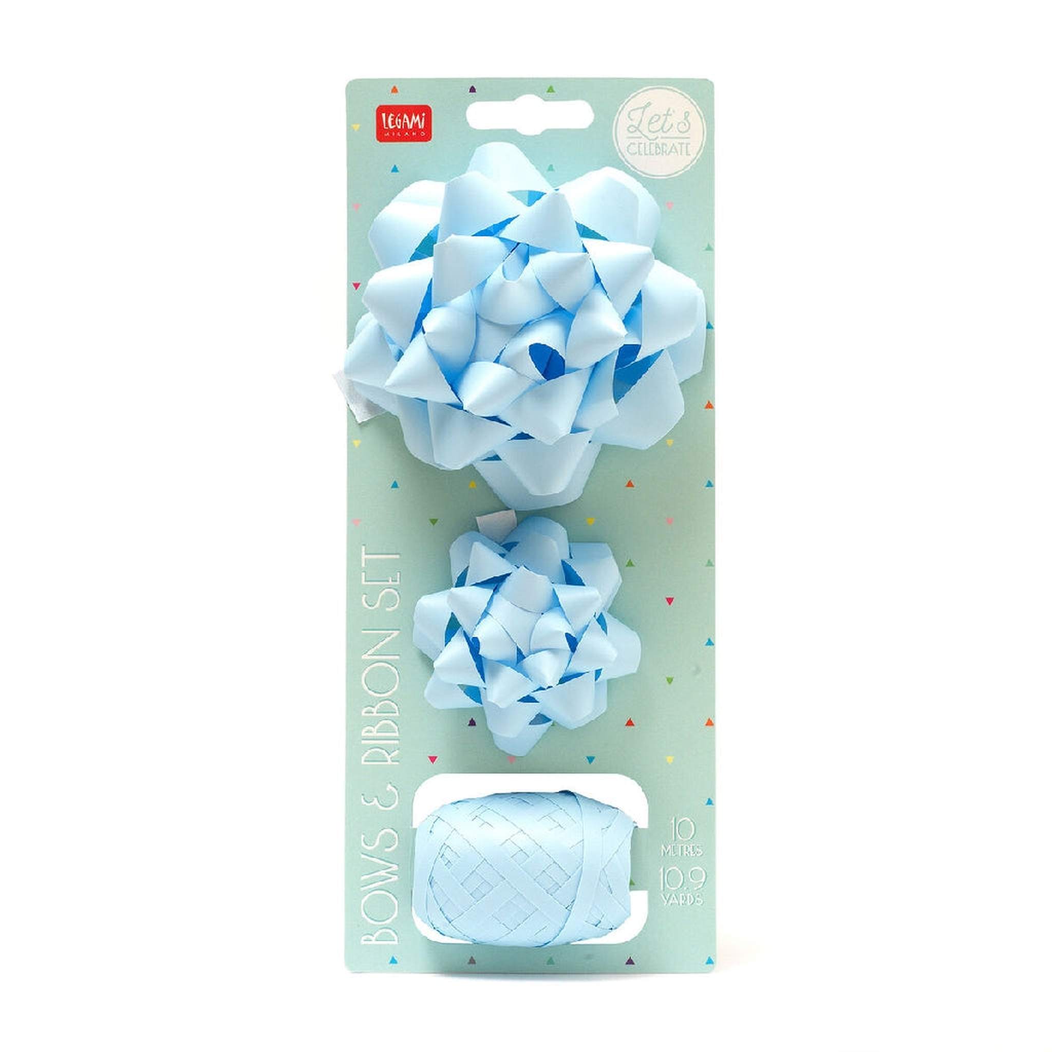 Set di due Fiocchi e un Nastro - LIGHT BLUE