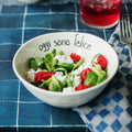 SIMPLE DAY - Set 2 Coppette in Gres – Decoro "Oggi sono felice"