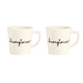 SIMPLE DAY - Set 2 tazzine espresso decoro Buongiorno