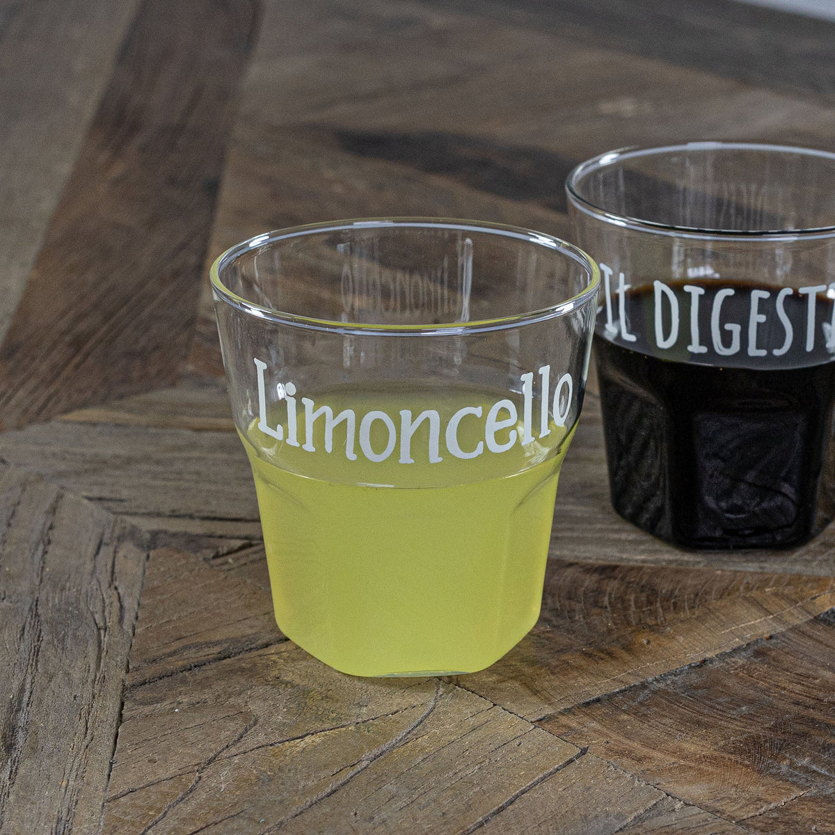 Simple Day Set 4 bicchierini liquore in vetro borosilicato Limoncello 13 cl