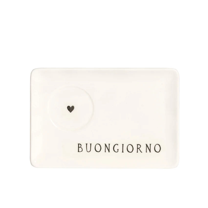 Simple Day Set 2 Piattini per Tazze Espresso 15x10 cm - Buongiorno